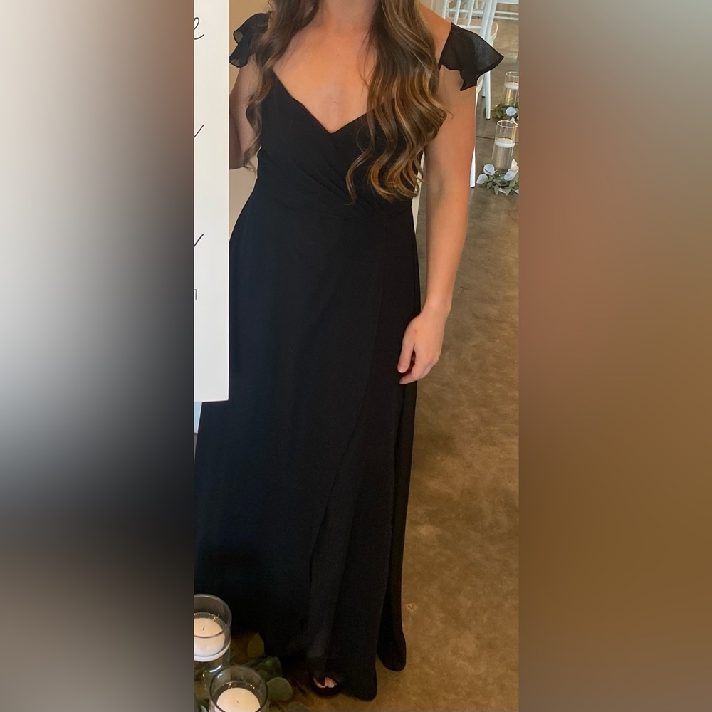 Black bridesmaid dress